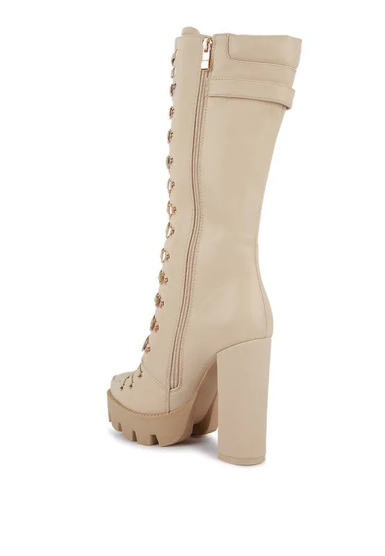 Magnolia Cushion Collared Side Zipper Biker Boot