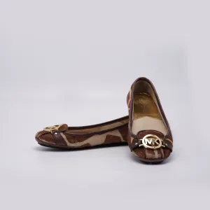 Michael Kors Leopard Print Ballet Pumps