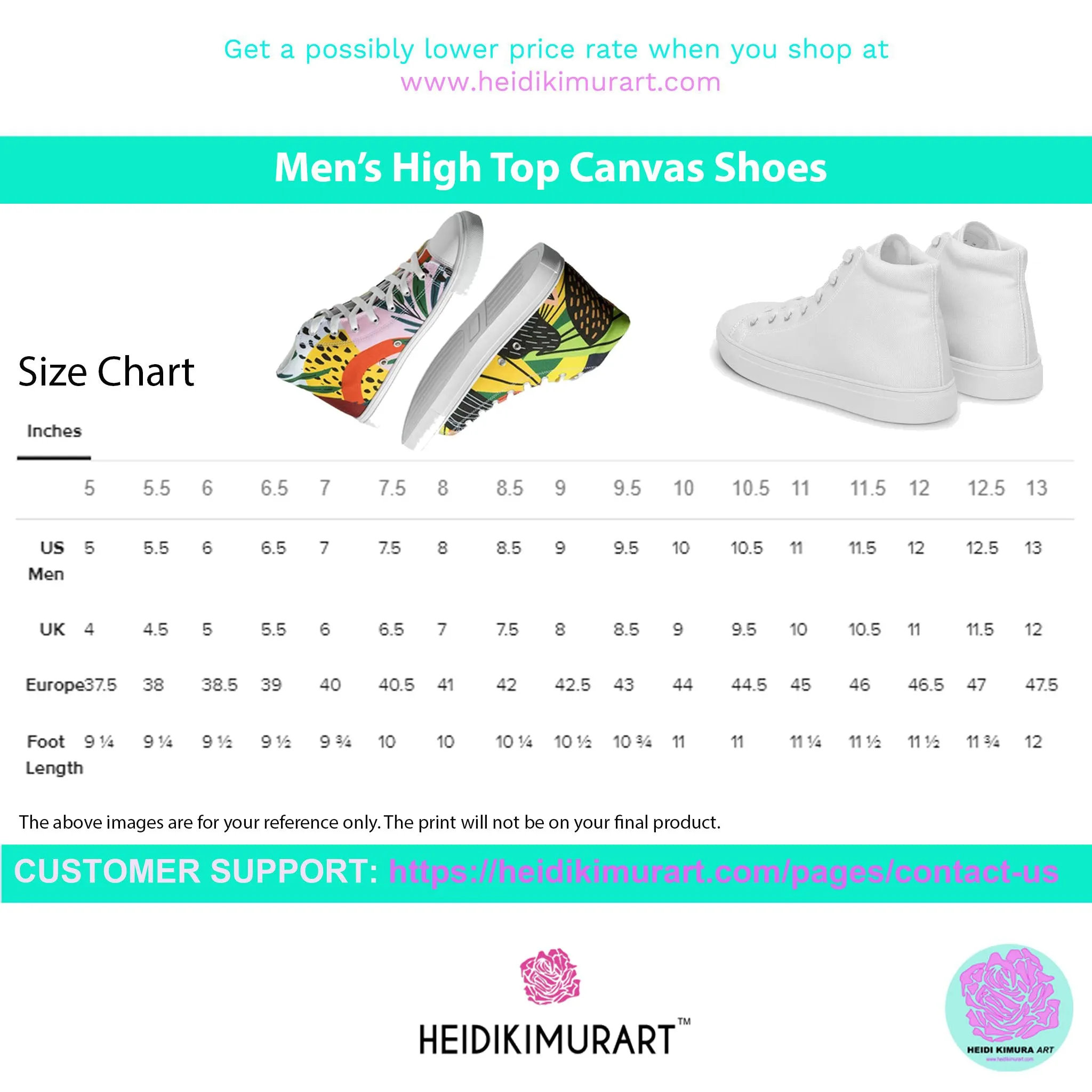 Orange Color Men's High Tops, Orange Modern Minimalist Best Men's High Top Sneakers (US Size: 5-14)