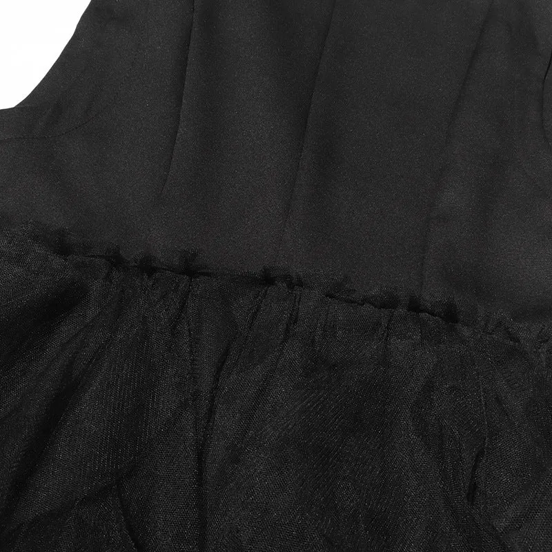 Paisley™ | V-Neck Suit Mesh Curve-Enhancing Splicing Dress
