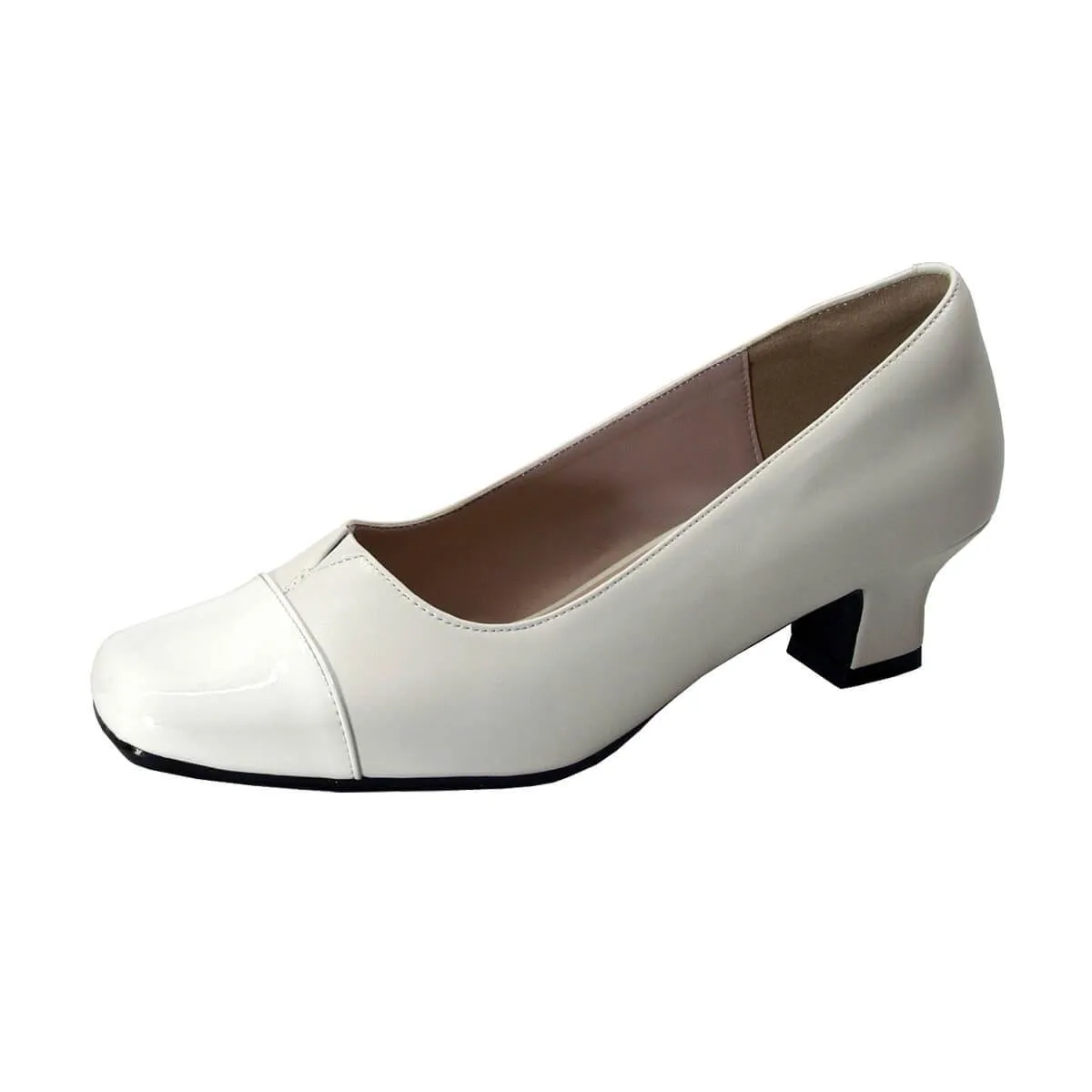 PEERAGE Leela Women's Wide Width Leather Pumps