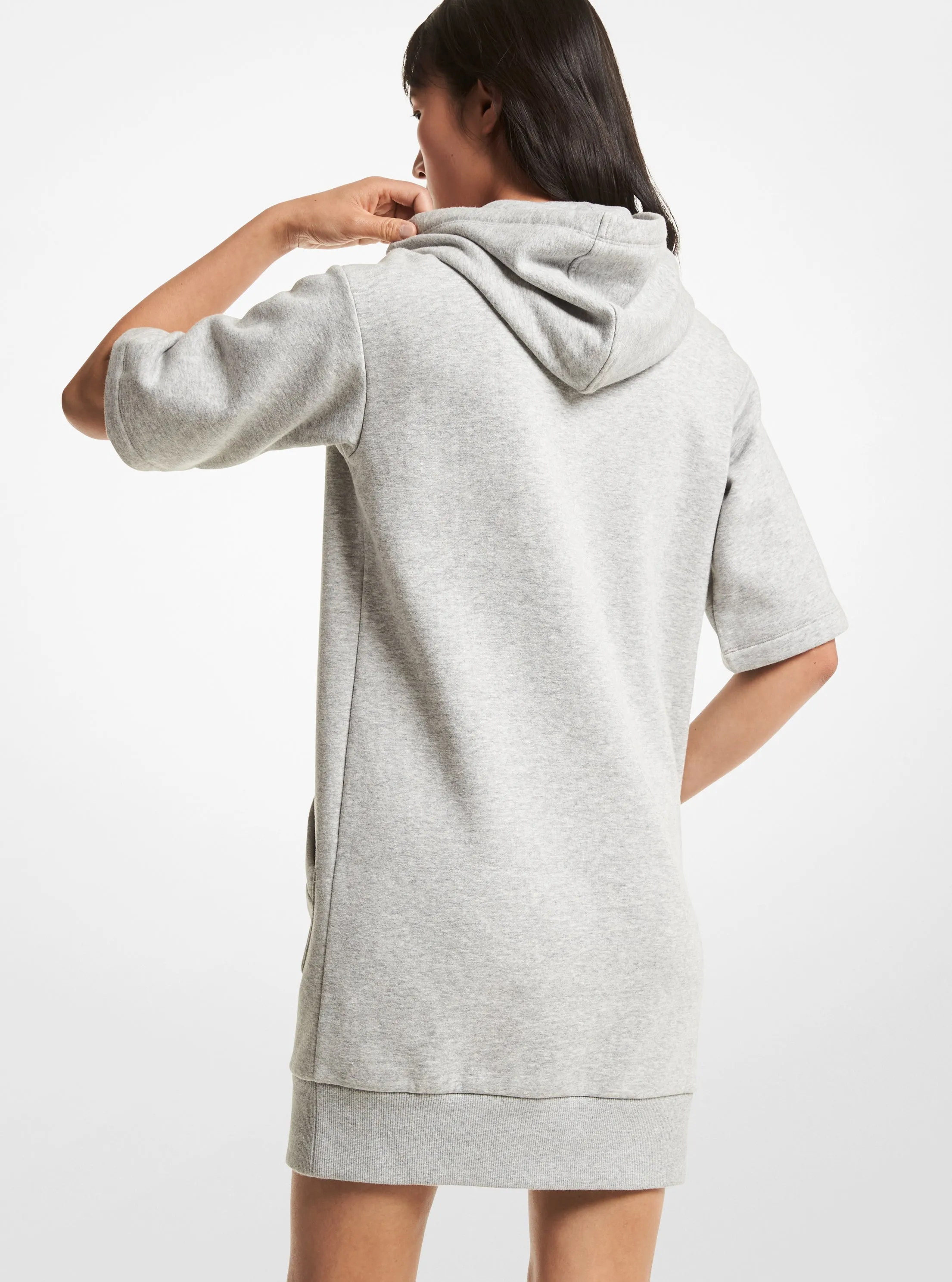 Pride Heart Logo Organic Cotton Blend Hoodie Dress