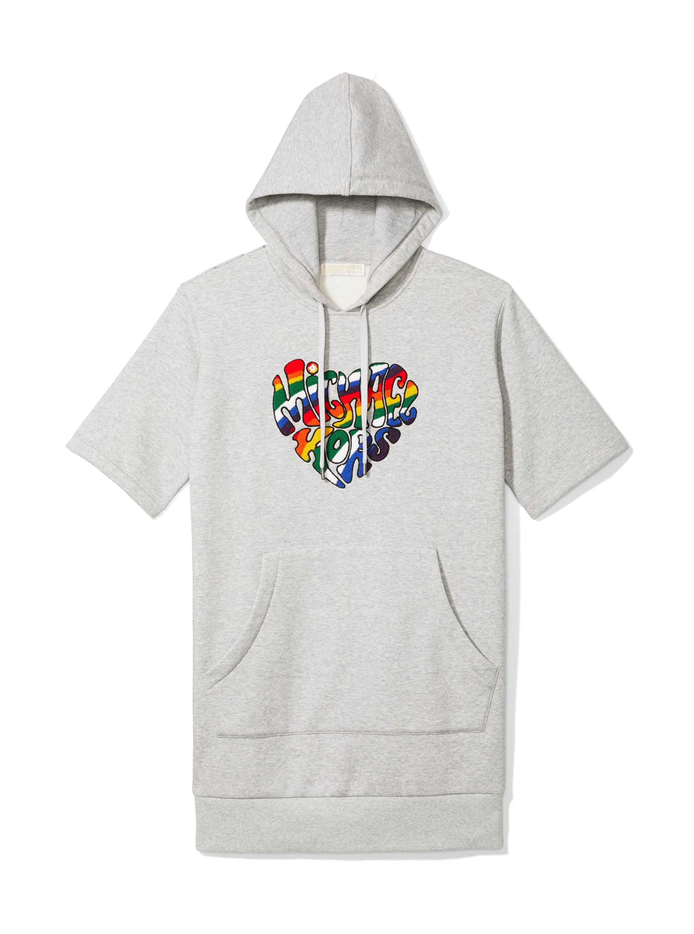 Pride Heart Logo Organic Cotton Blend Hoodie Dress
