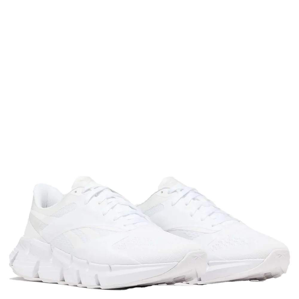 Reebok Women's Zig Dynamica 5 in Cloud White/Cloud White/Pure Grey