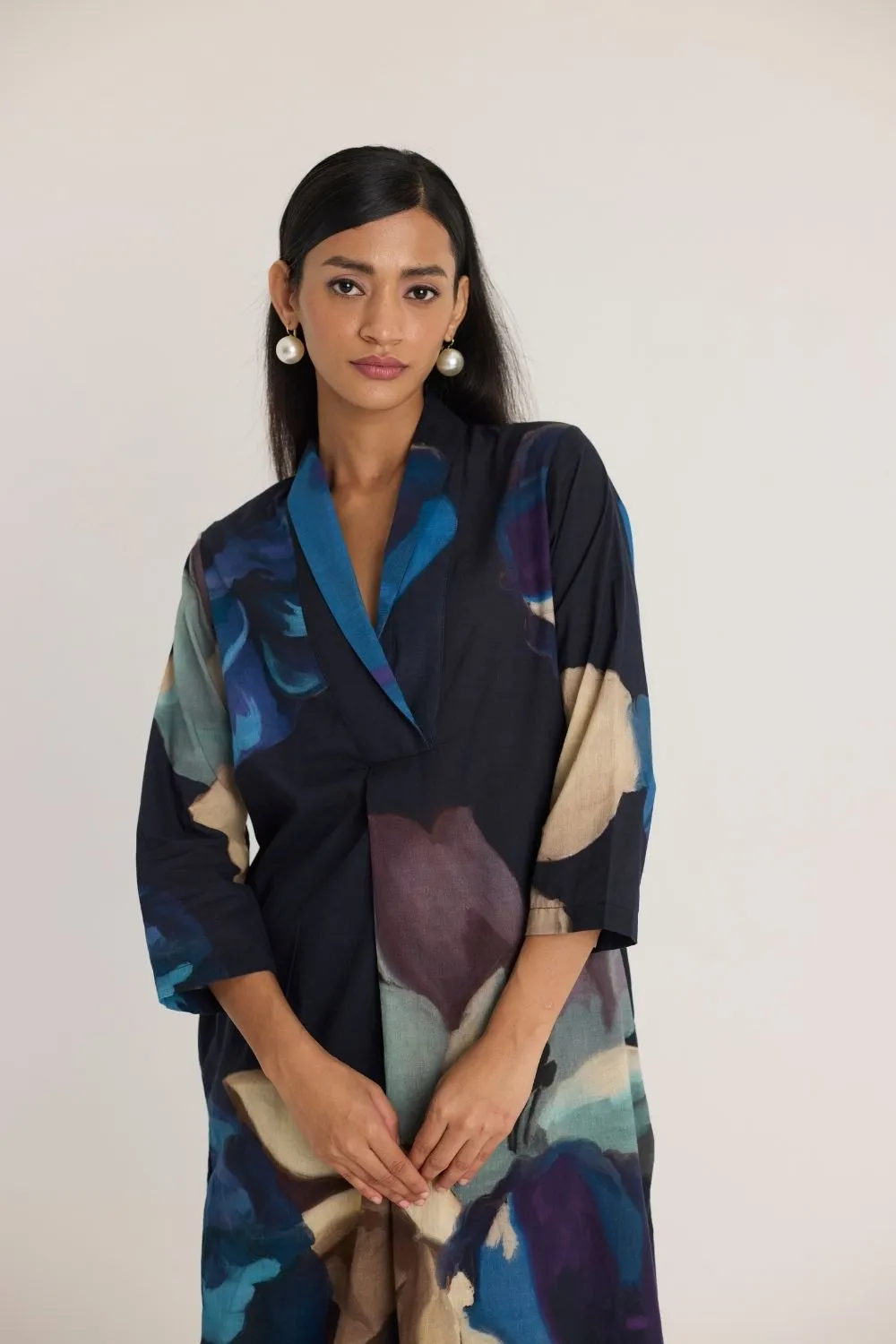 ROCCO SHAWL COLLAR KURTA SET