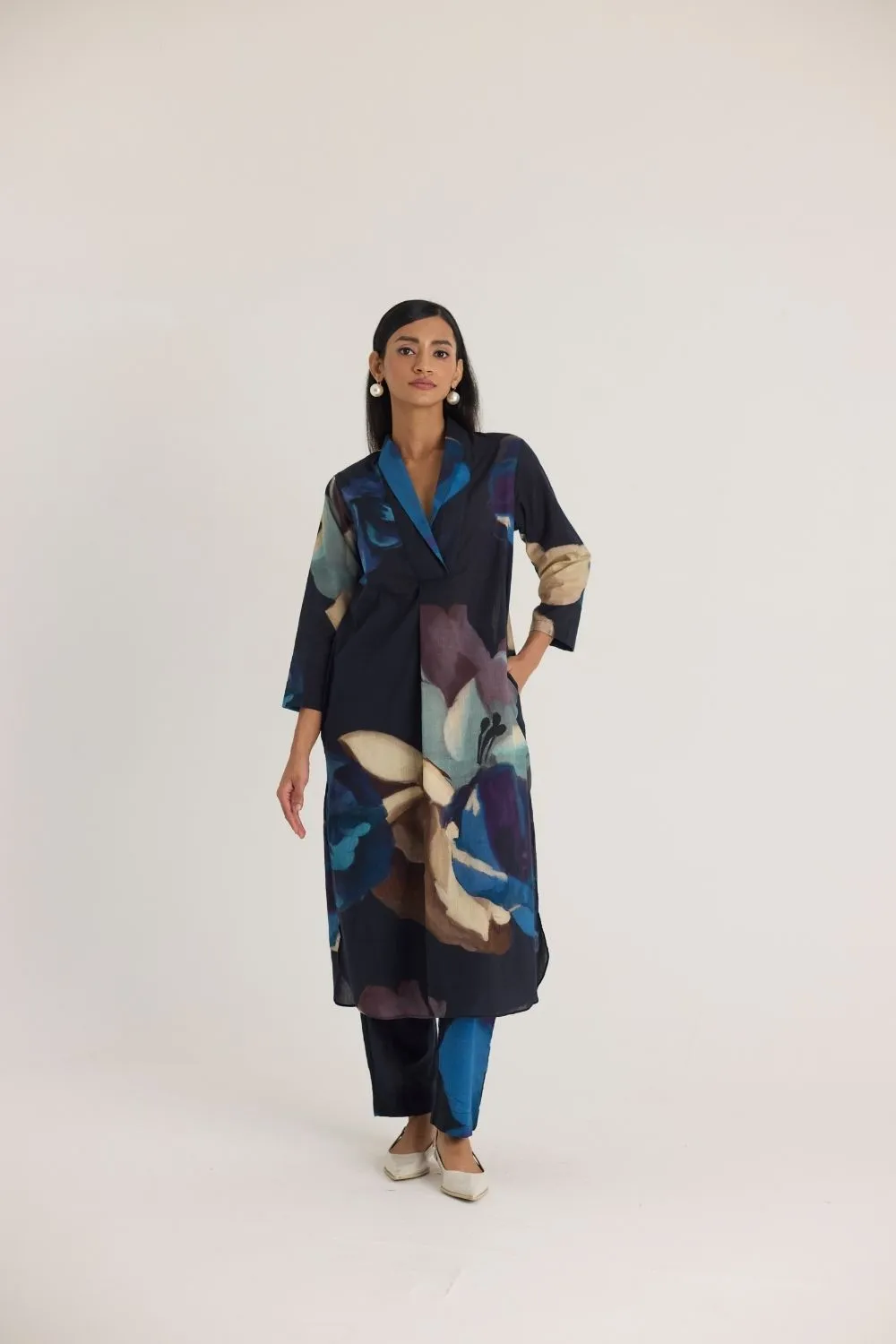 ROCCO SHAWL COLLAR KURTA SET
