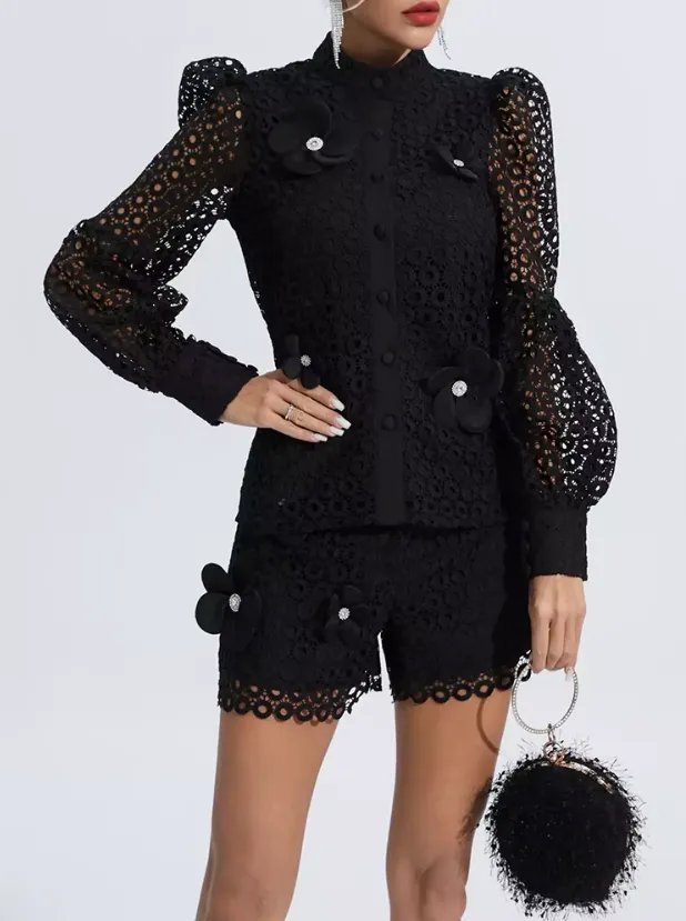 Selah™ | Hollow Flower Leg-Lengthening Suit