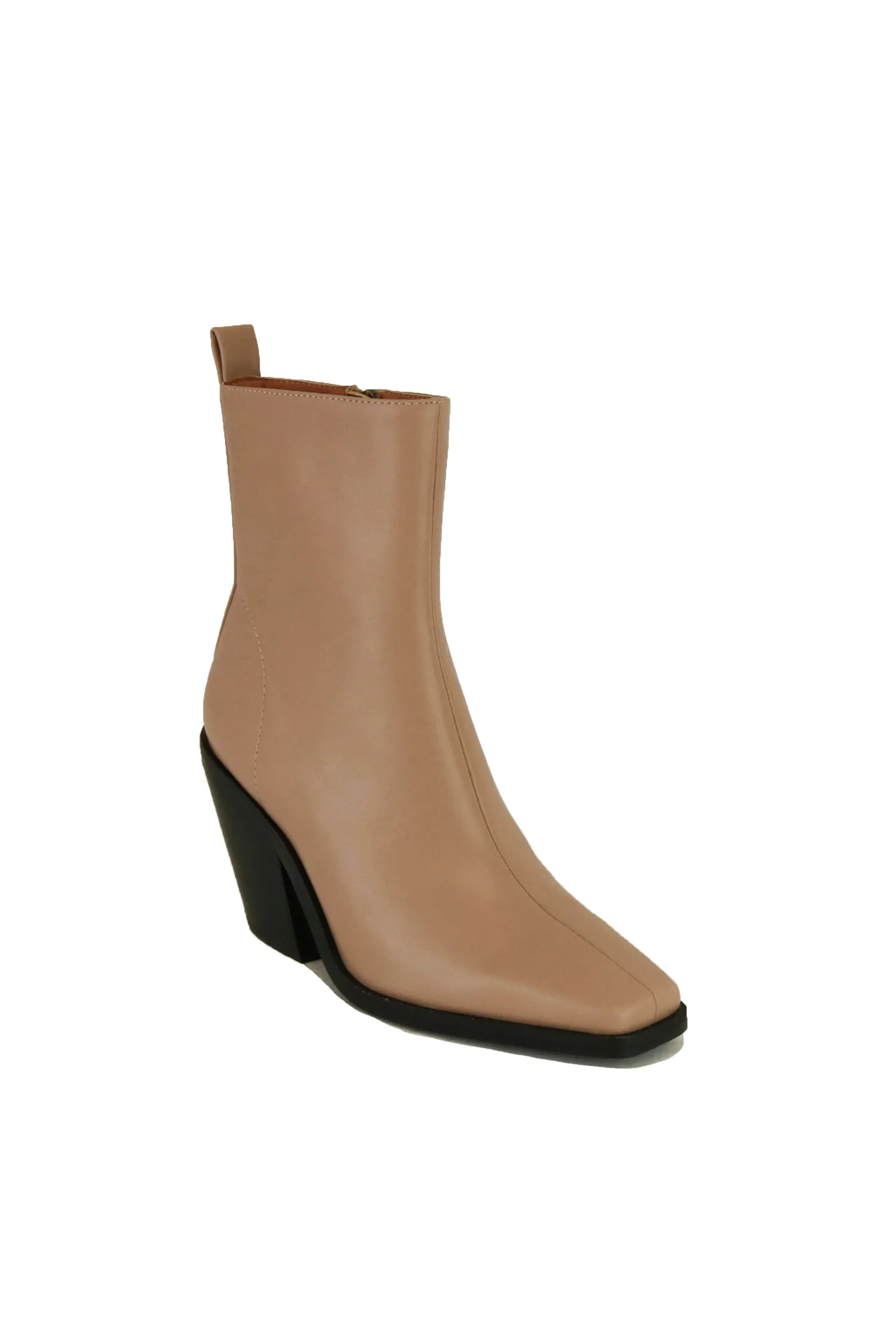 Sleek Block Heel Boots BRONDA-05
