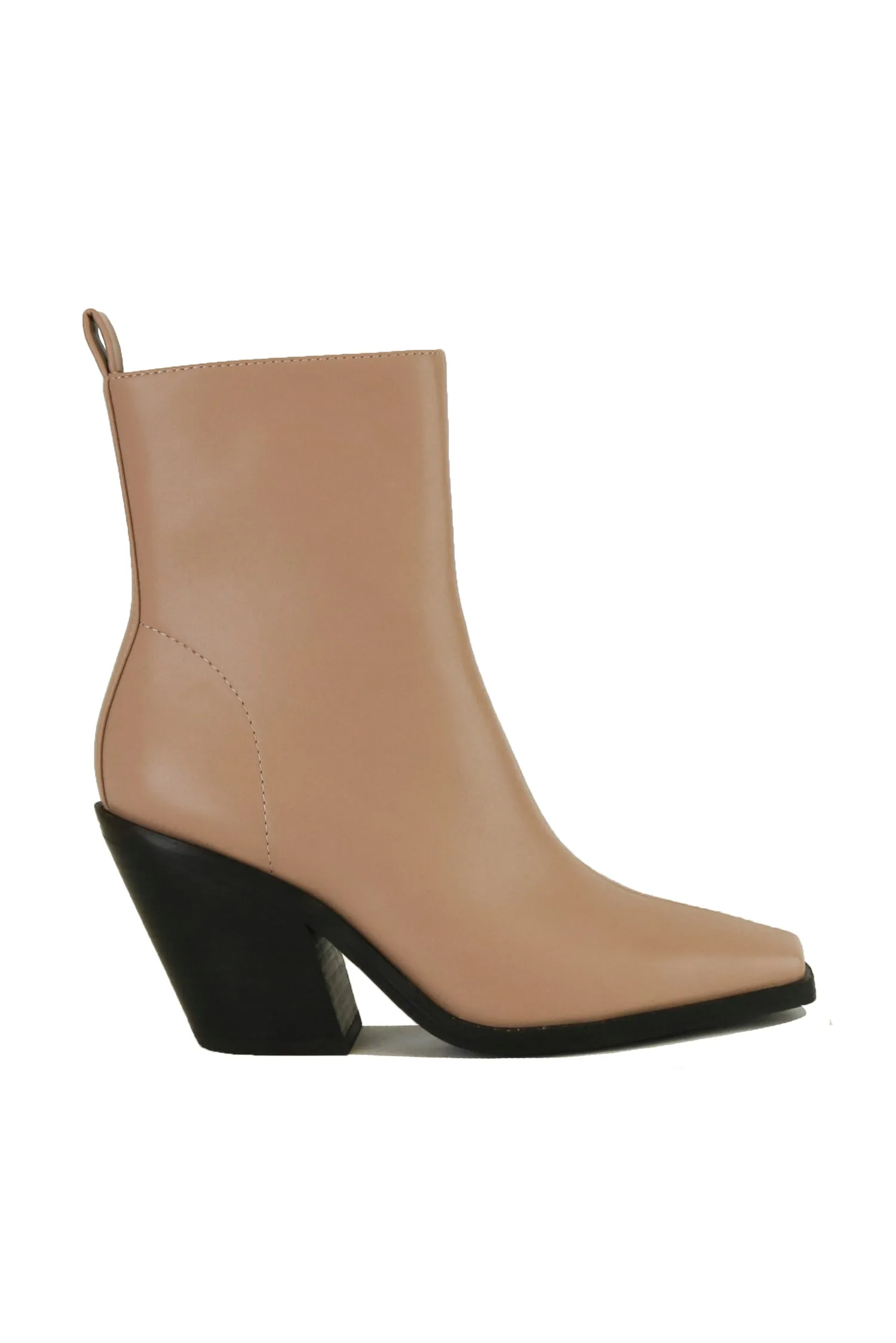 Sleek Block Heel Boots BRONDA-05