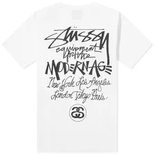Stussy Modern Age Tee White