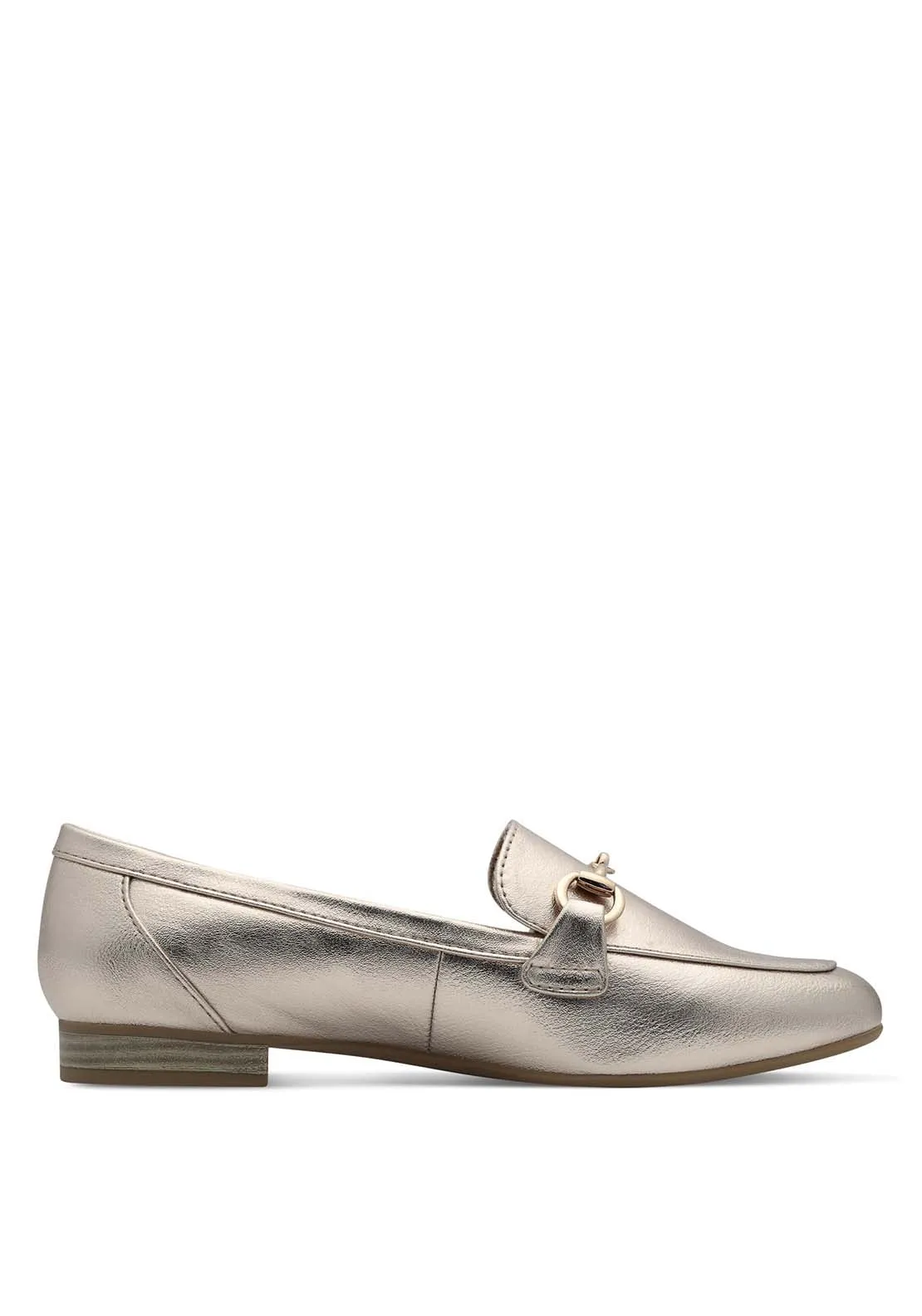 Teddy Buckle Loafer - Platinum