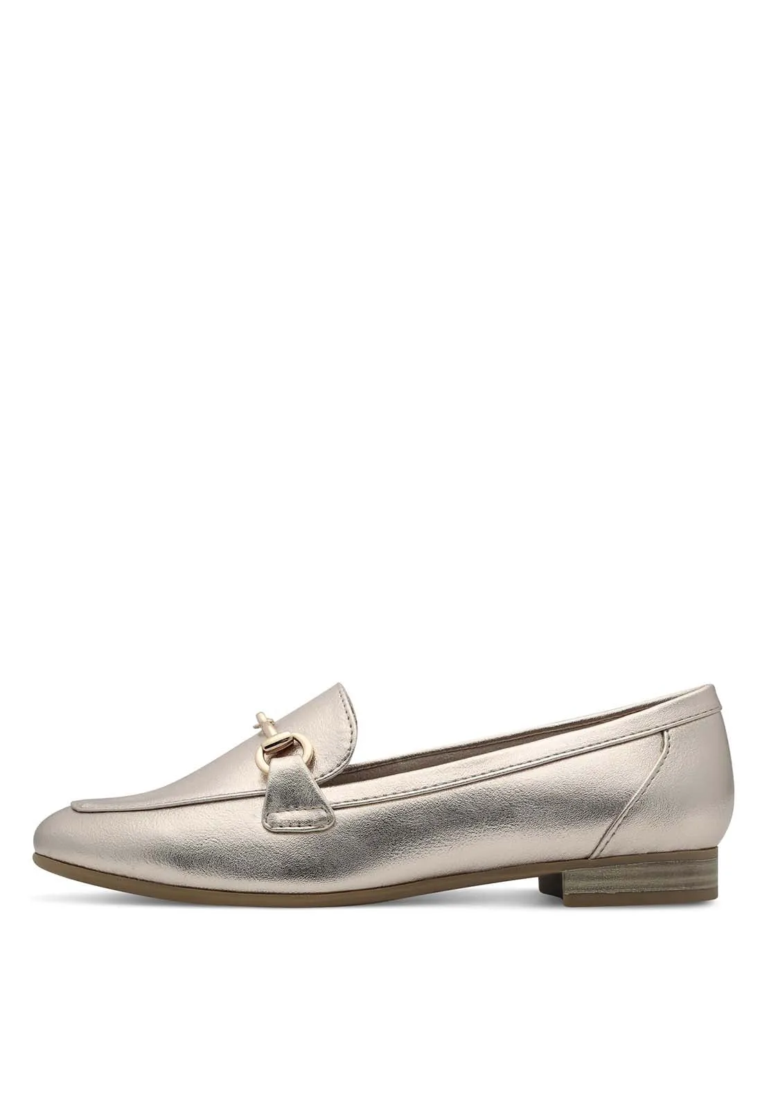 Teddy Buckle Loafer - Platinum
