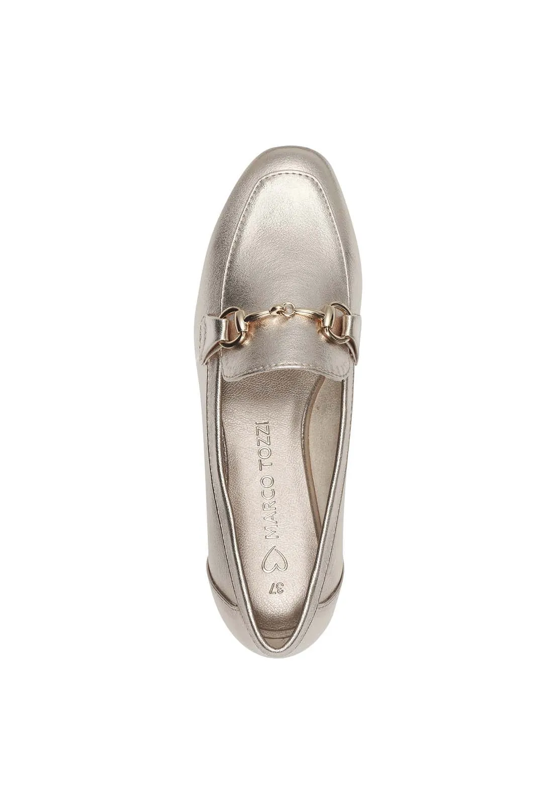 Teddy Buckle Loafer - Platinum