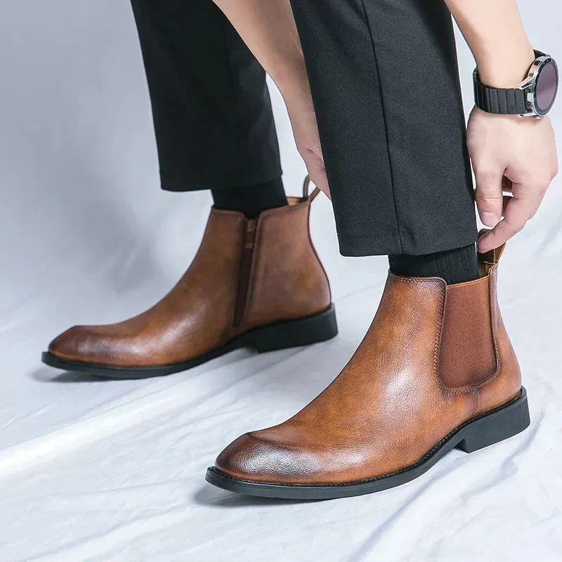 Tobias | Chelsea Boots with Zipper