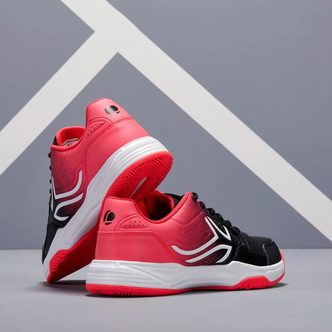 TS 190 Women's Tennis Shoes - Black/Pink
