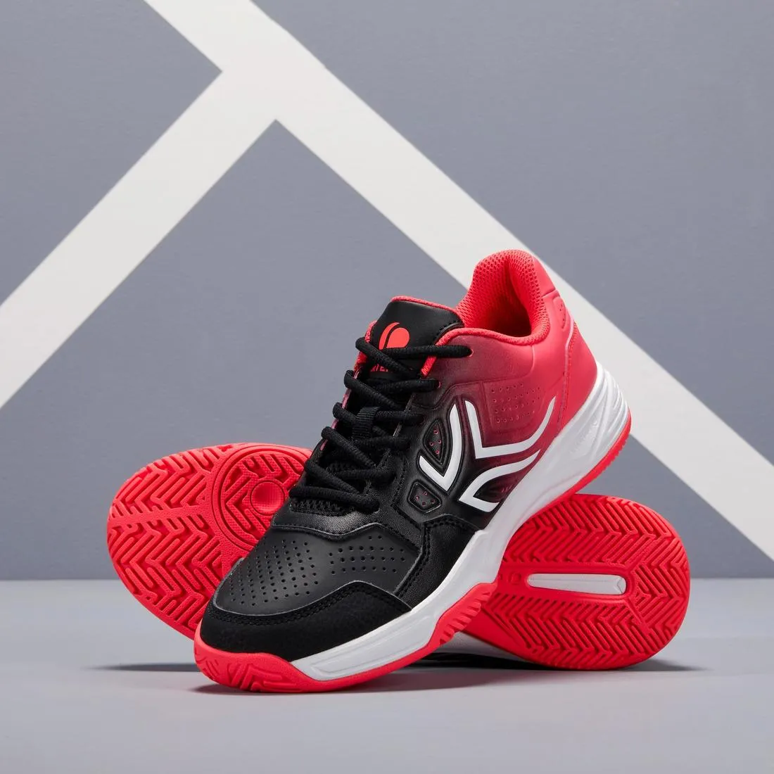 TS 190 Women's Tennis Shoes - Black/Pink