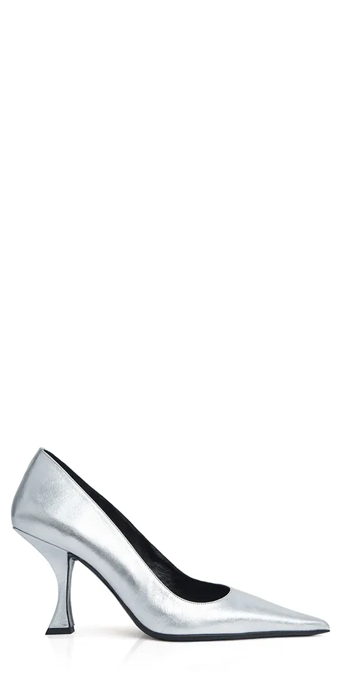 Viva Pump Silver Leather