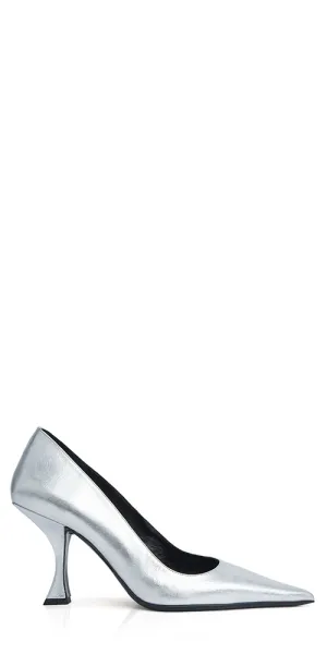 Viva Pump Silver Leather