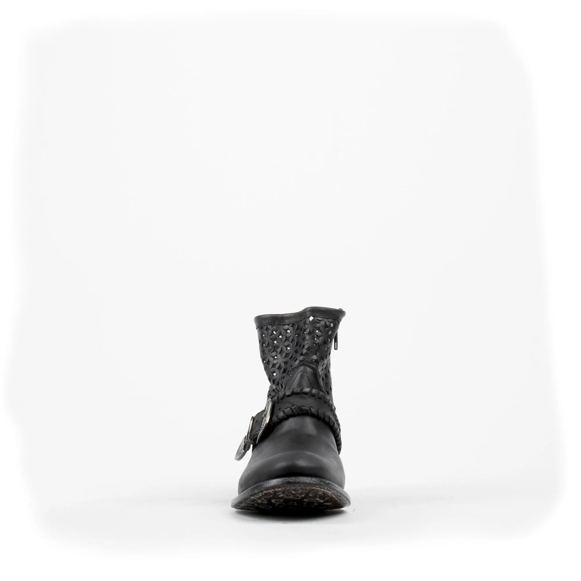 Women's Corral Black Cutout Ankle #Z0015