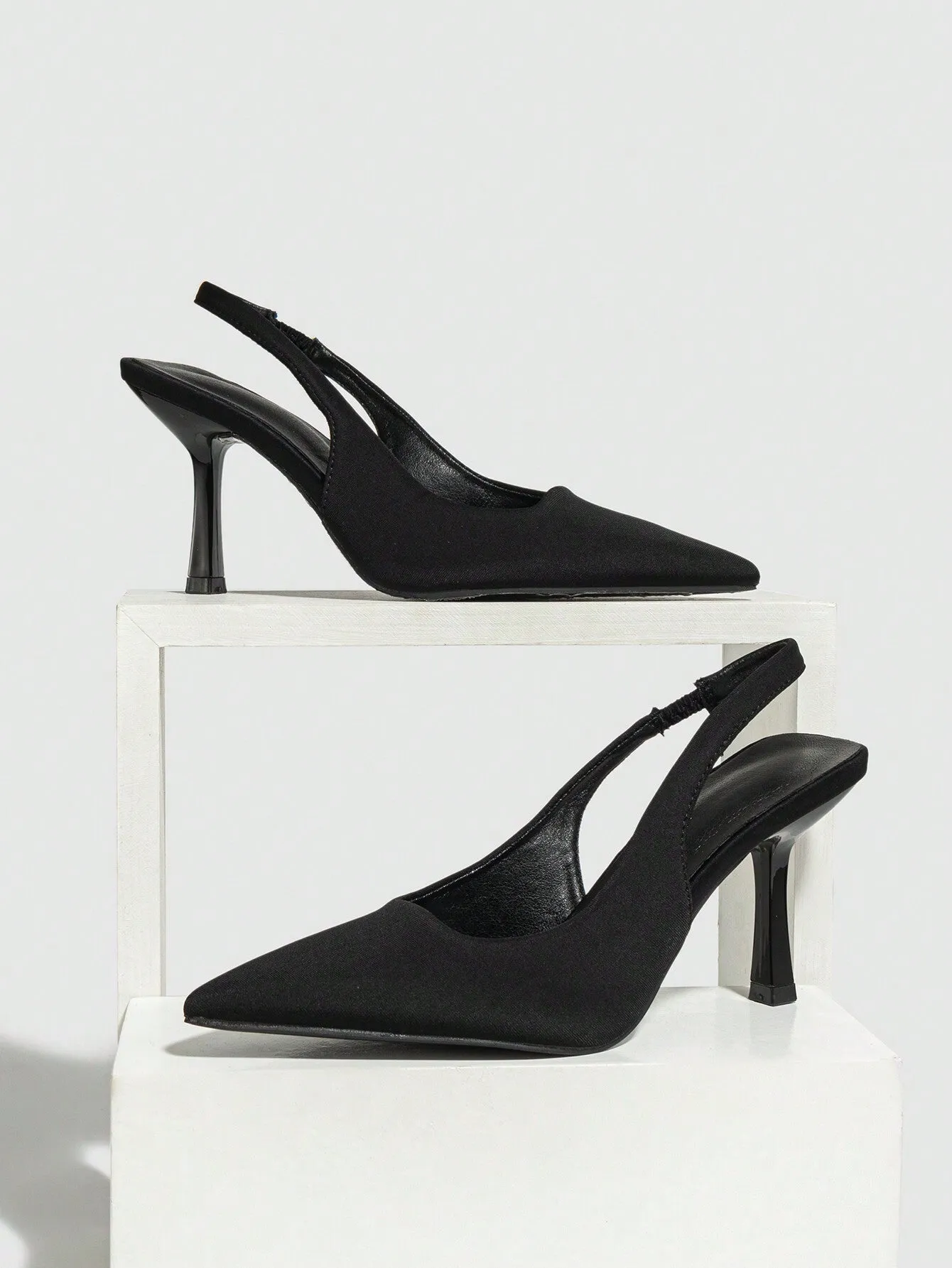 Women's High Heels, Pointed Toe, Thin Heel, Suede Shallow Mouth Shoes, Autumn