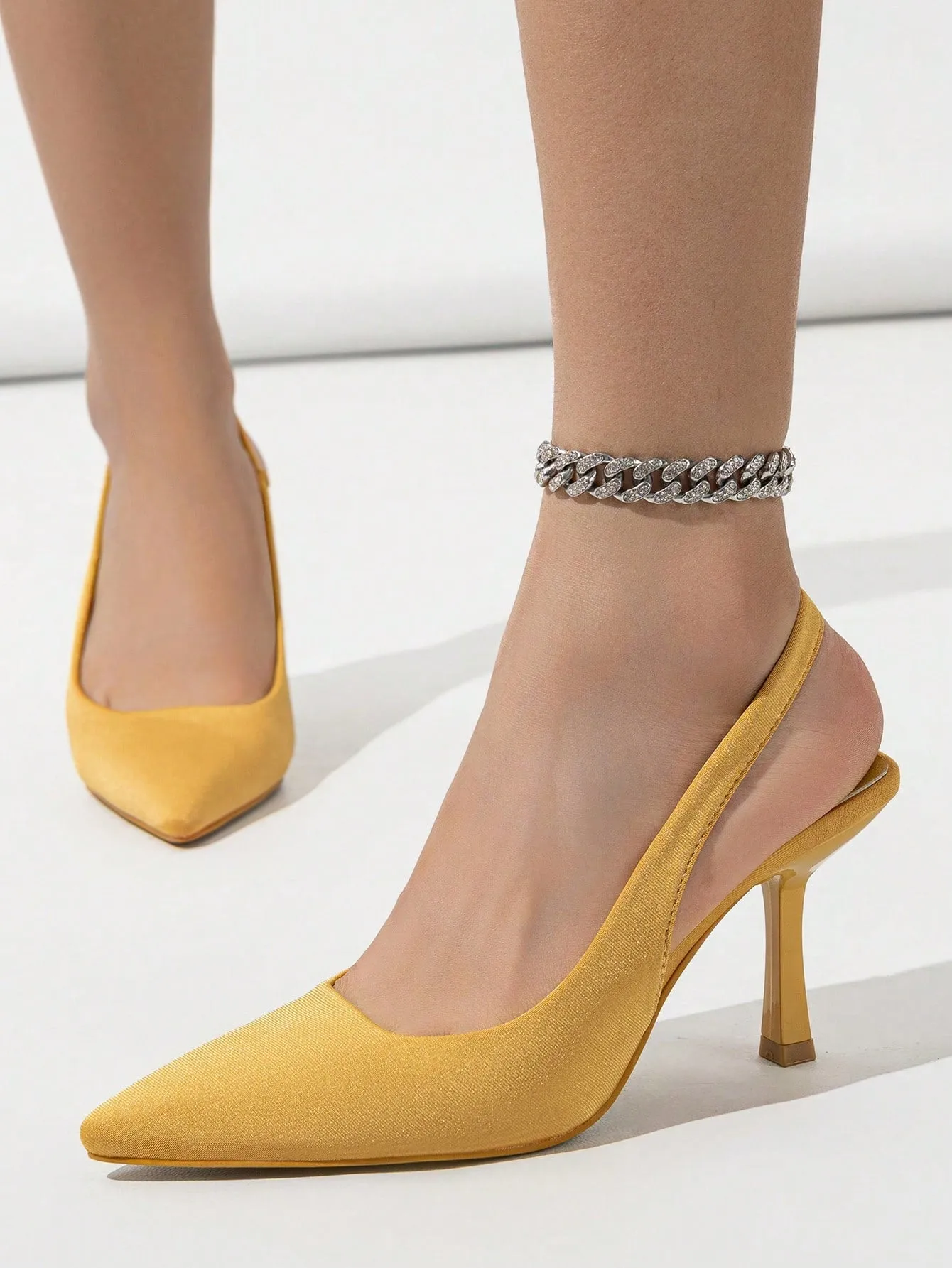 Women's High Heels, Pointed Toe, Thin Heel, Suede Shallow Mouth Shoes, Autumn