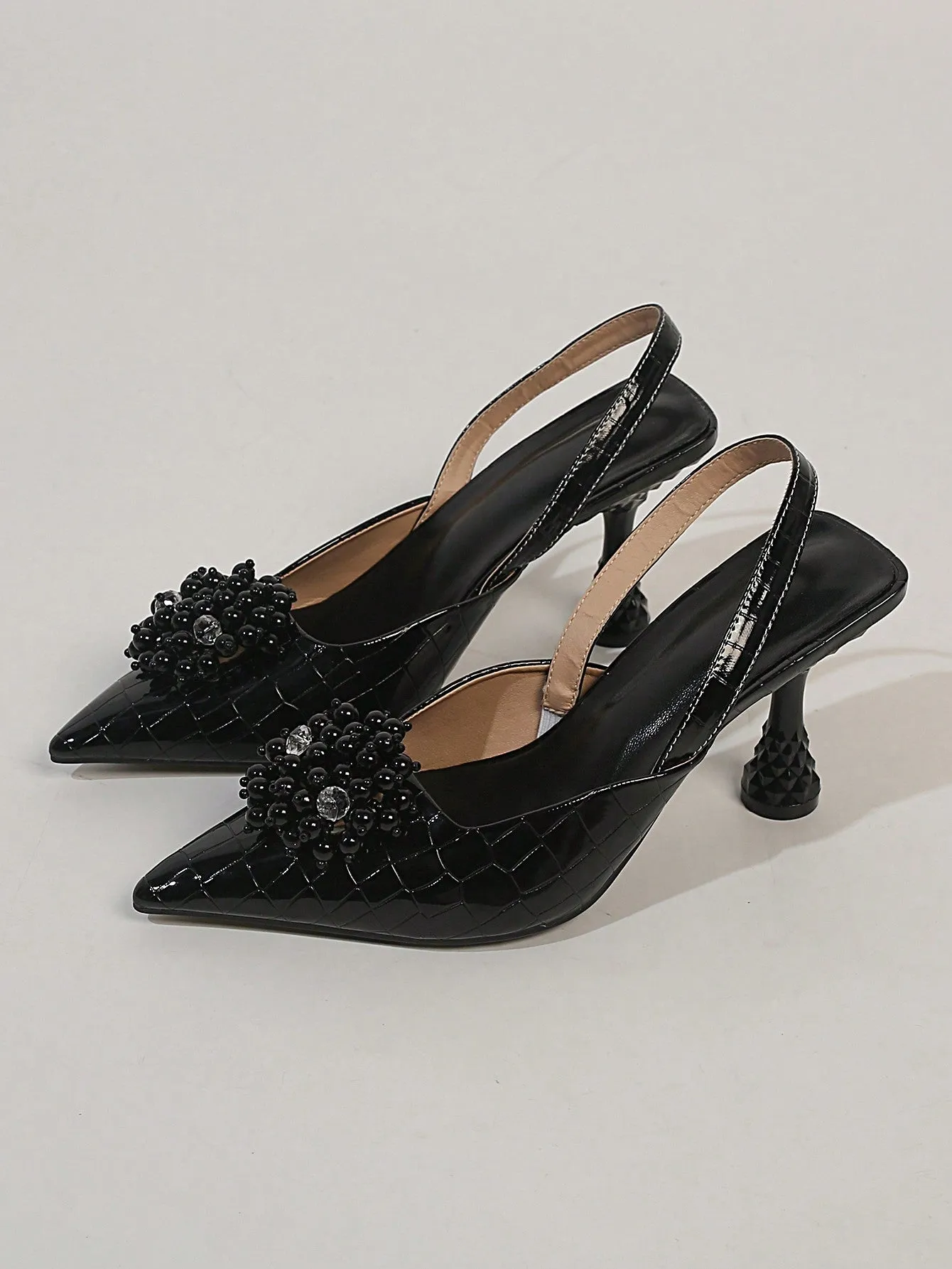Women's Pointed Toe High Heel Pumps, Fashionable Wear Outside, For Spring, Summer And Autumn