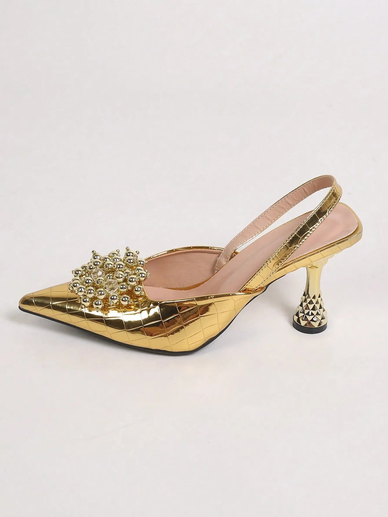 Women's Pointed Toe High Heel Pumps, Fashionable Wear Outside, For Spring, Summer And Autumn