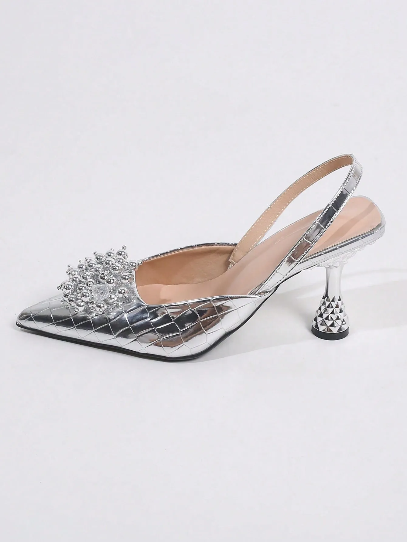 Women's Pointed Toe High Heel Pumps, Fashionable Wear Outside, For Spring, Summer And Autumn