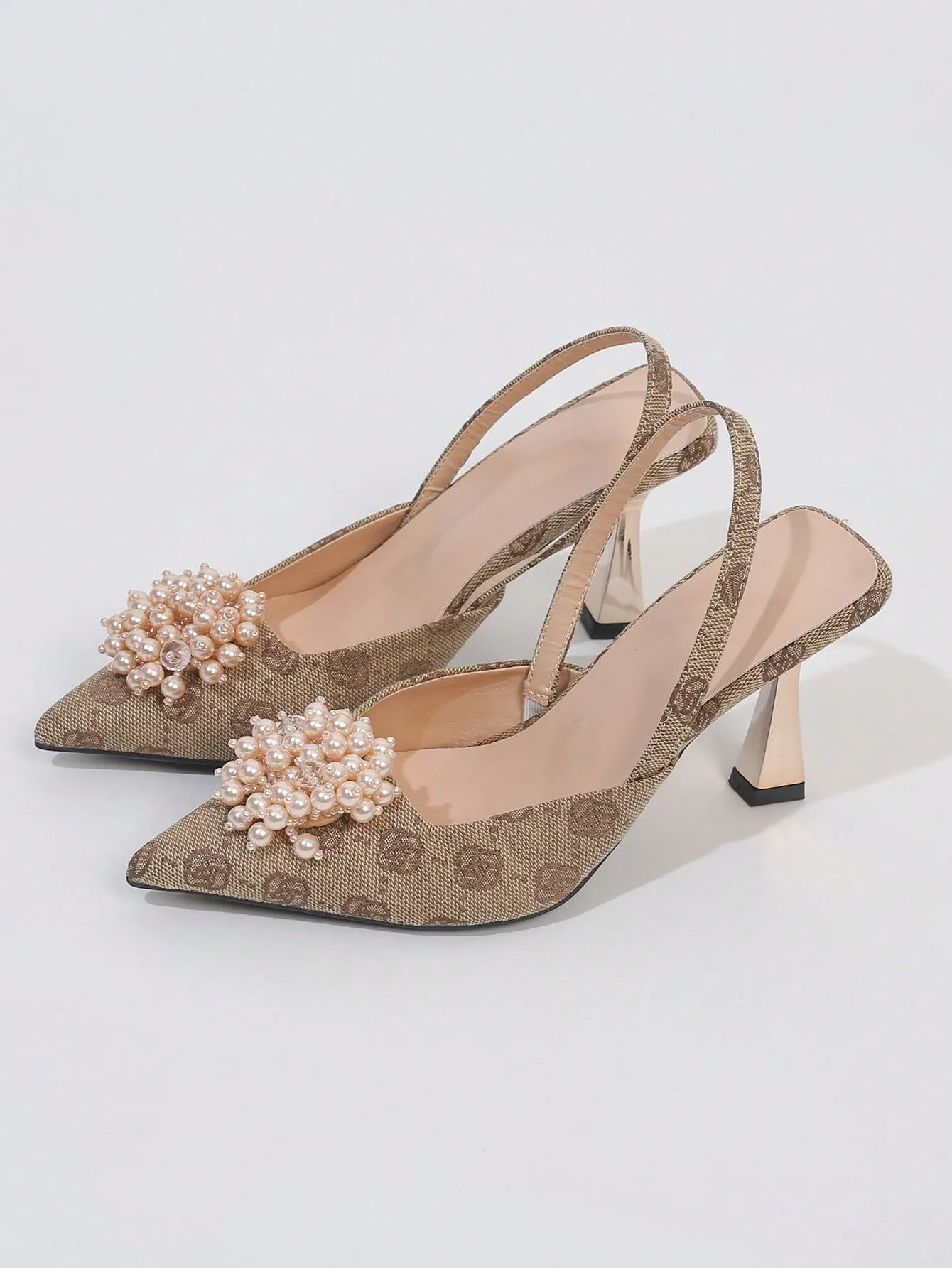 Women's Pointed Toe High Heel Pumps, Fashionable Wear Outside, For Spring, Summer And Autumn