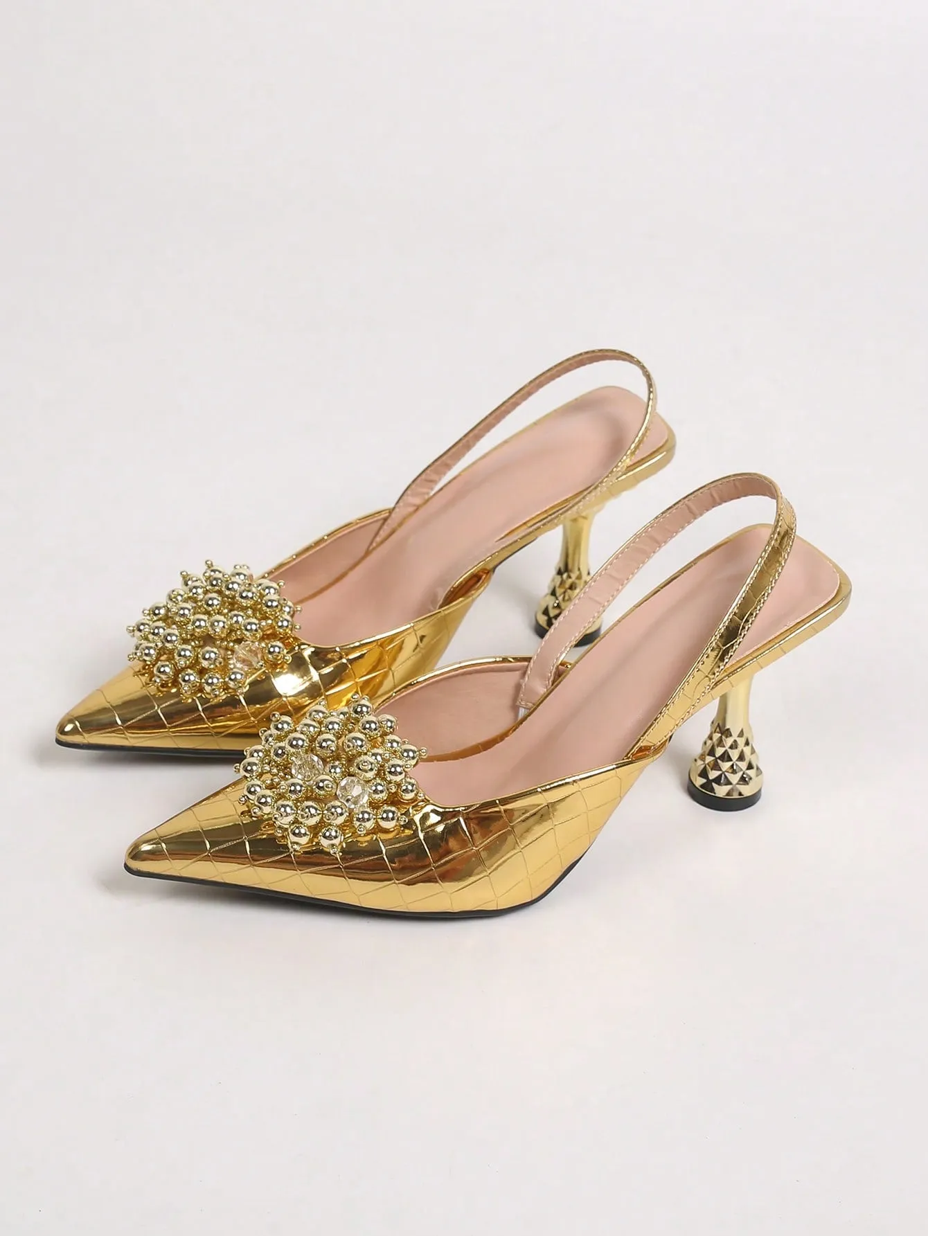 Women's Pointed Toe High Heel Pumps, Fashionable Wear Outside, For Spring, Summer And Autumn