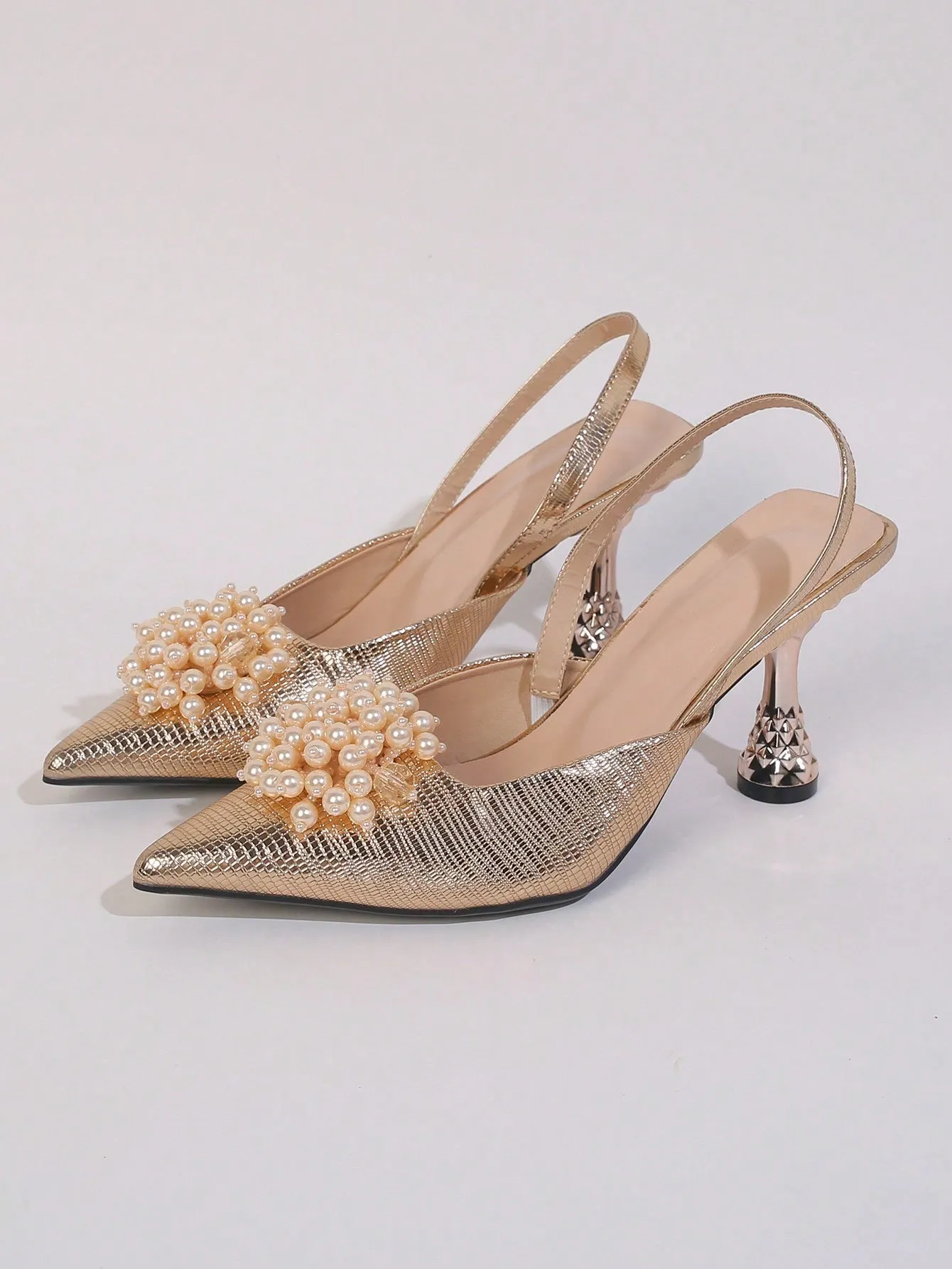 Women's Pointed Toe High Heel Pumps, Fashionable Wear Outside, For Spring, Summer And Autumn