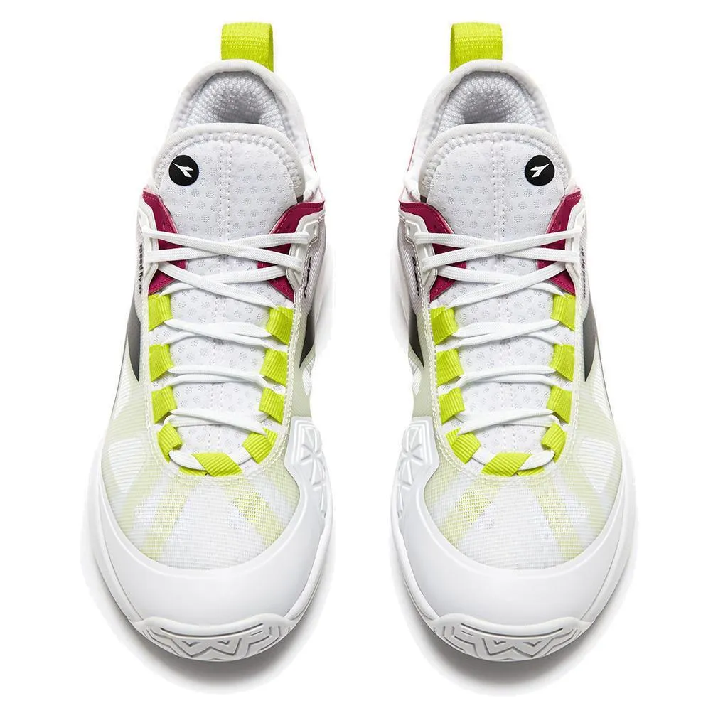 Women's Speed Blushield Fly 4 AG Tennis Shoes White and Vivacious